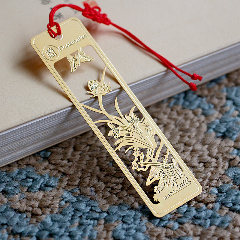 Bookmark Supplier Customise Gift Magnetic Mold Custom Aluminium Notes Enamel Cartoon Sublimation Blank Metal Bookmarks Clips