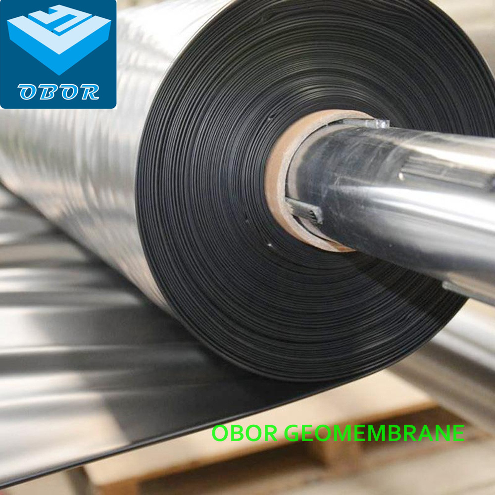 Black dam liner Fish Pond Liner 1mm Plastic pool liner HDPE Geomembrane Price