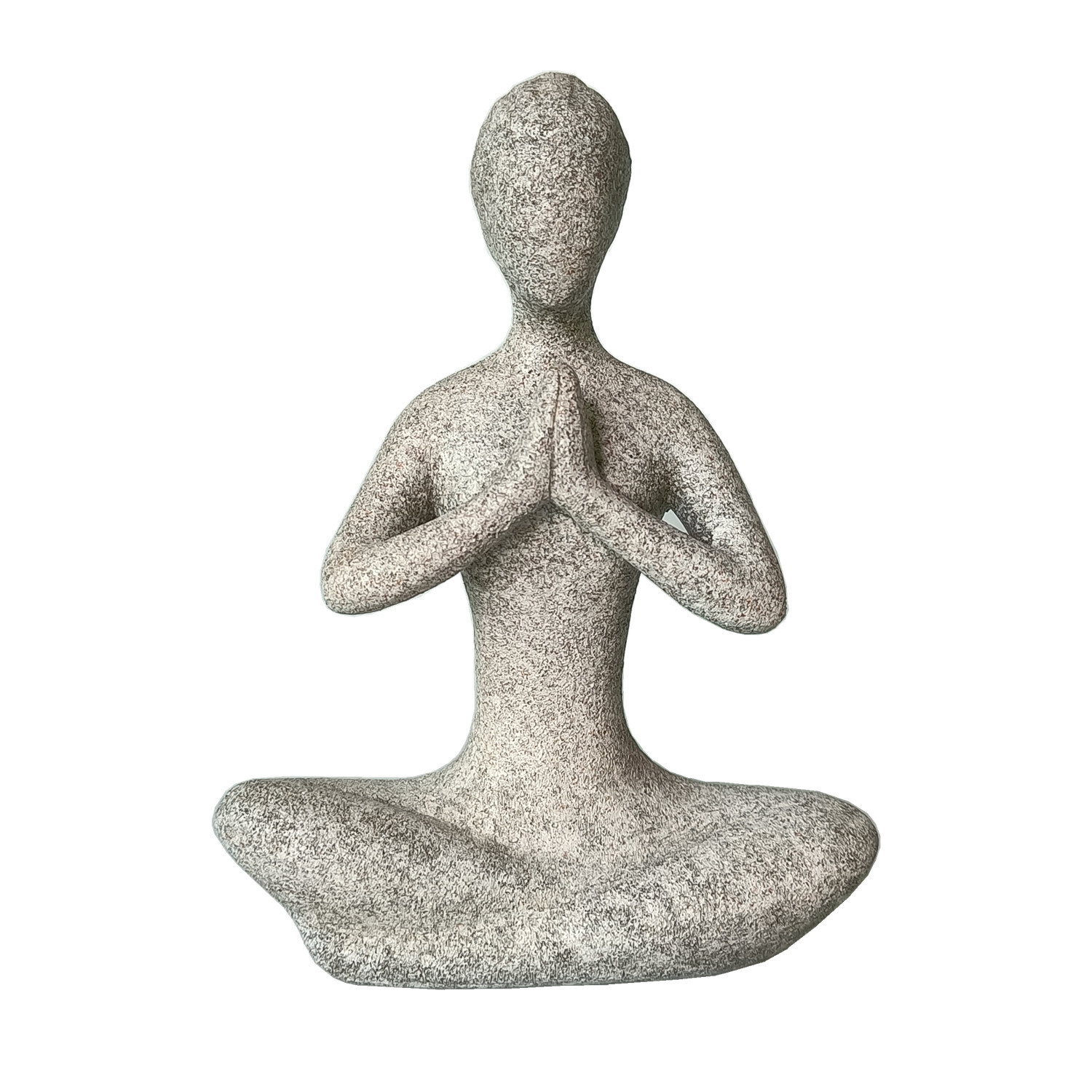 7.5 Inch Home Decoration Resin Yoga Body Statue Polyresin Stone Effect Yoga Female Figurine Sculpture
