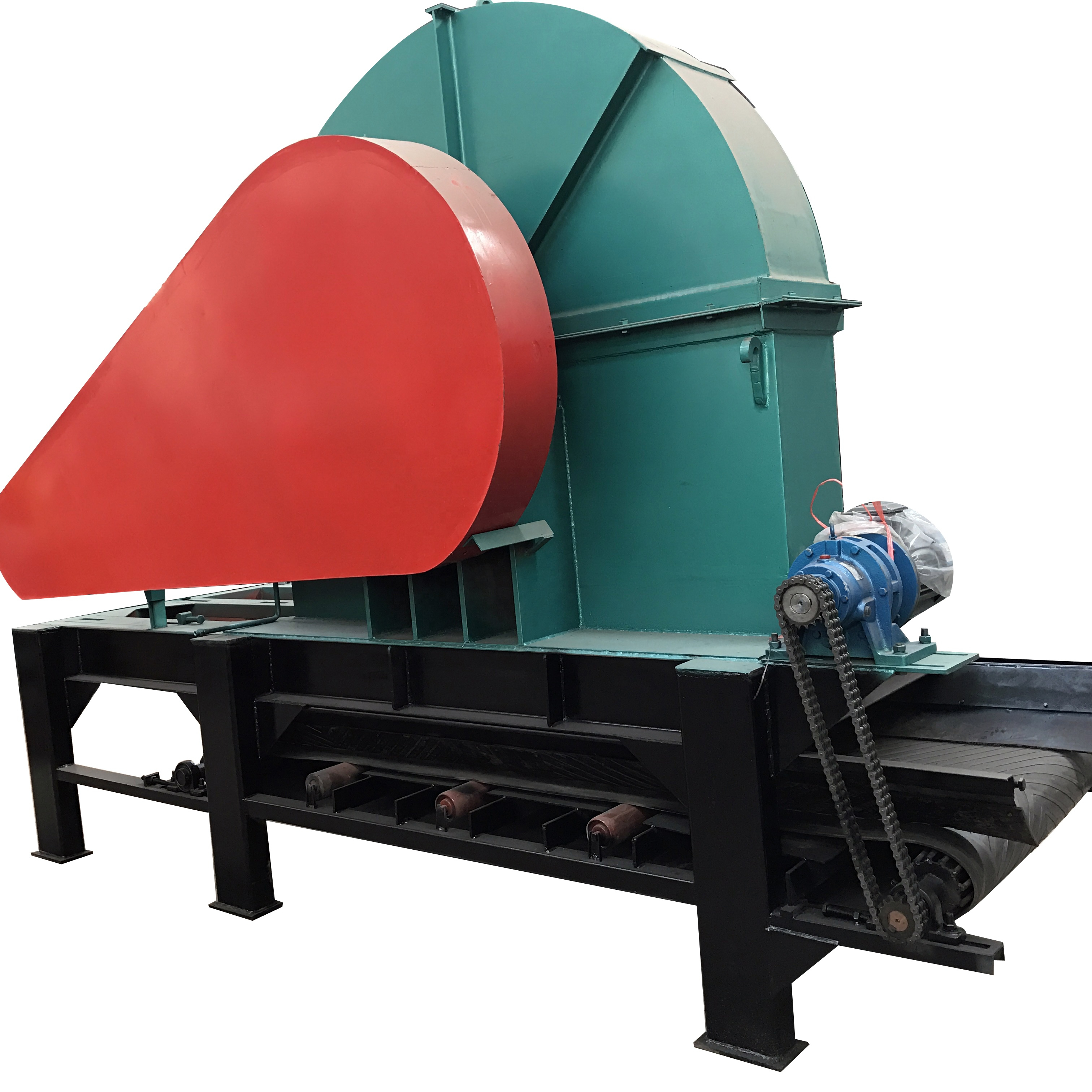 Stable performance wood log crushing machine
