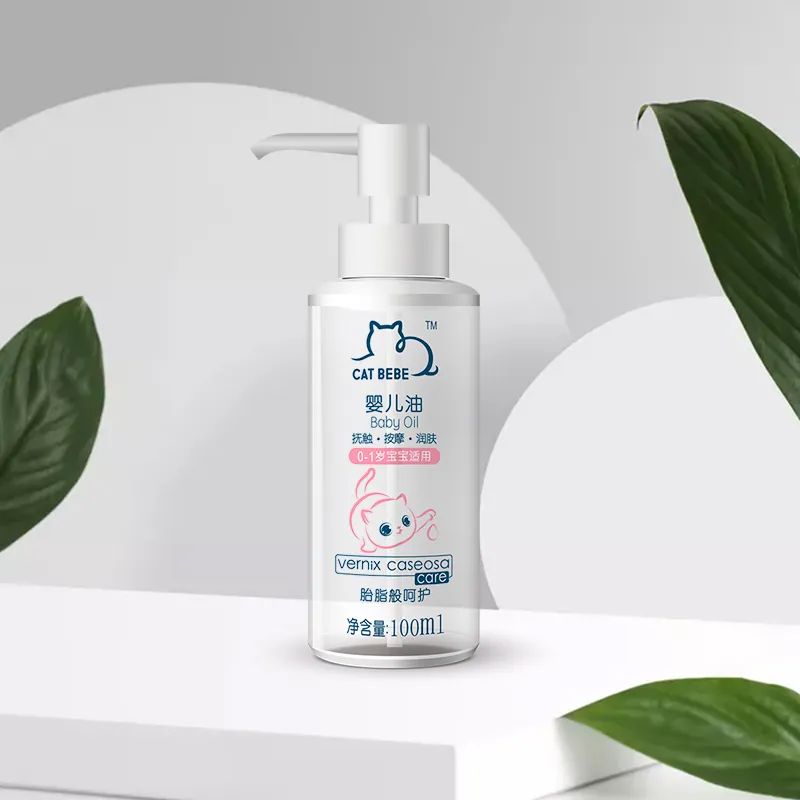 Whitecat Brand Baby Care Moisturising Skin Protecting Diffuser Oil Baby Plastic Press Bottle 30g 100ml 260ml
