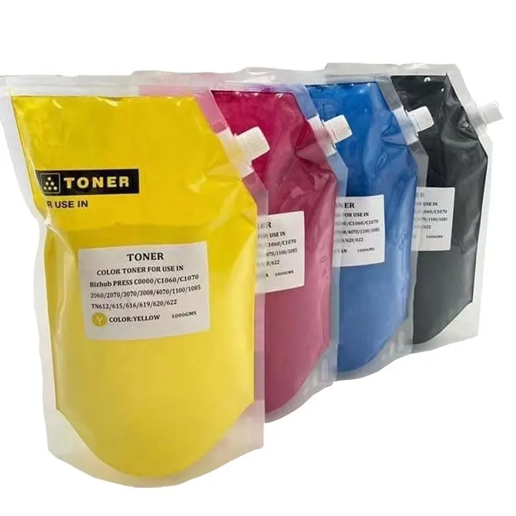 Ebest bag toner 1000g TN619 TN622 TN620 TN616 TN615 For use in Konica Minolta Bizhub Press c8000 c1060 c1070 c1100 toner powder