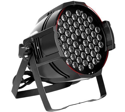 Профессиональный DMX512 сценический свет 3 Вт * 54 шт. активный звуковой теплый белый свет для свадьбы вечеринки диджея диско бара клуба диско