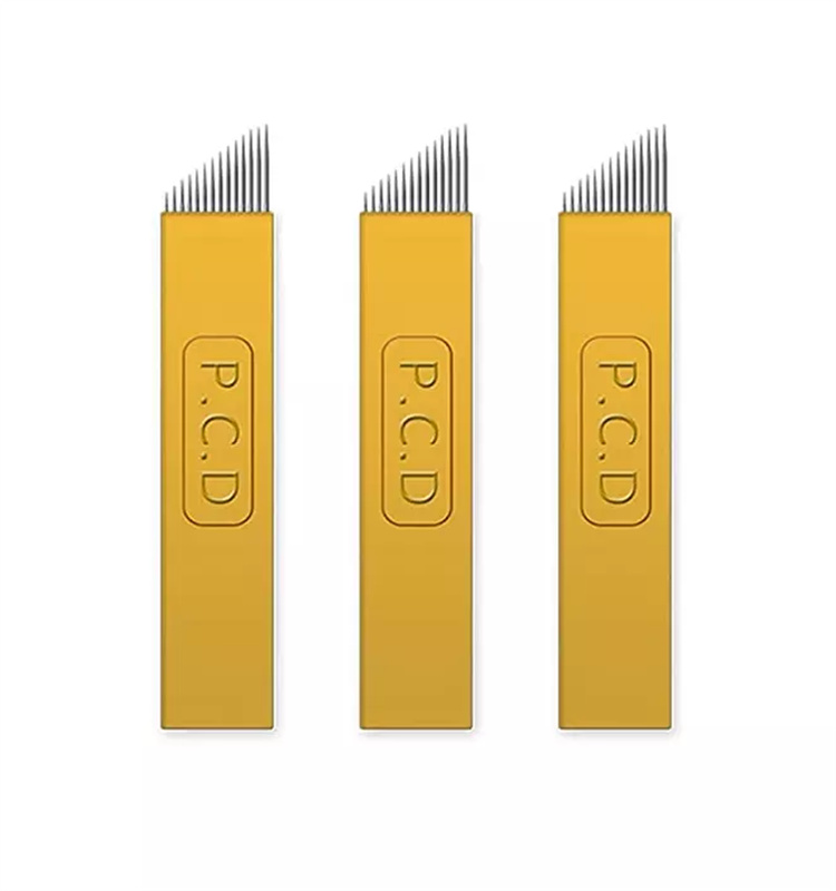 Microblading Blades для Permanent Makeup, Eyebrow и Lip Tattoo, Sloped Needles, Microblading Supplies Kits