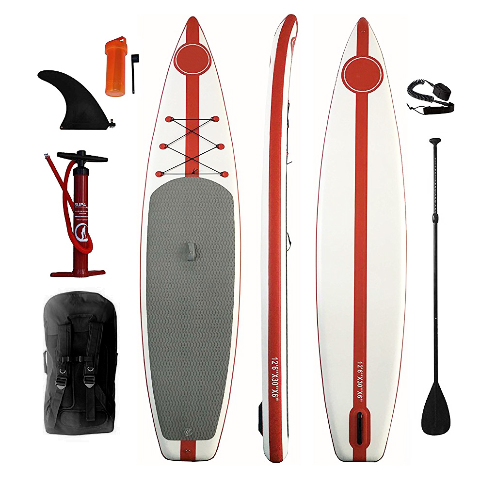 Дешевая надувная доска SUP Stand Up Drop Stitch Paddle Board с ручками