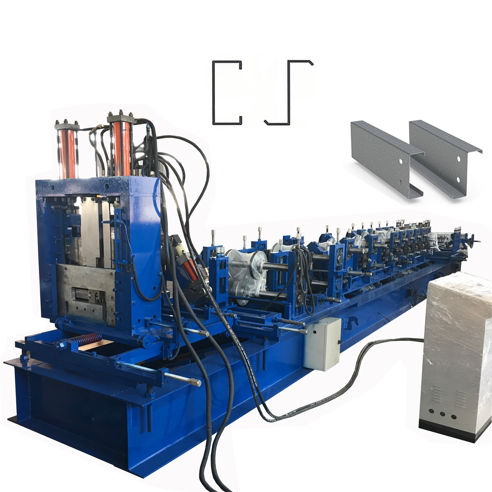 China C Z Shape Steel Purlin Roll Forming Machine C Channel Forming Machine
