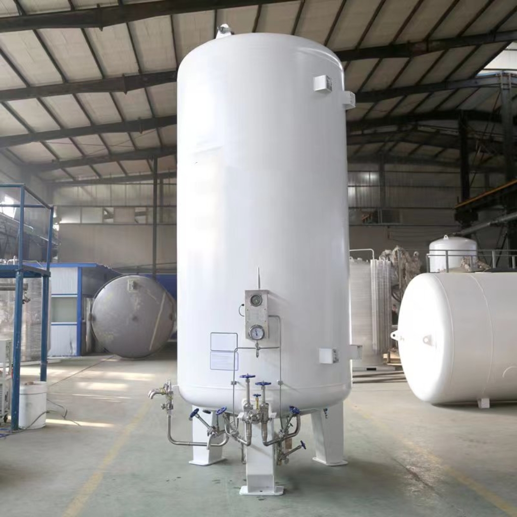 Industrial Liquid Nitrogen Storage Tank with Cryogenic Insulation