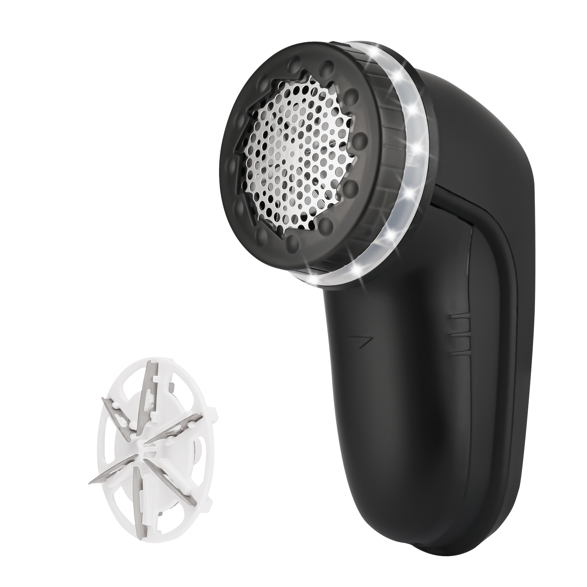 Removable Bin & Replaceable Stainless Steel 6 Blades Lint Remover USB rechargeable Sweater Shaver with LED light, 50pcs/ctn