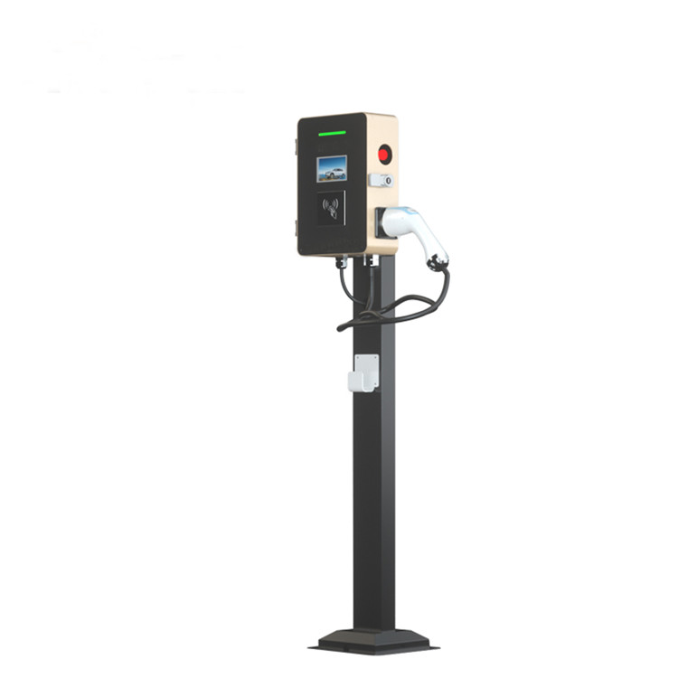 Hot Selling Auto Vehicle Fast Charge Station 7Kw Single Ac Fast Street Lamp Ev Charging Pile