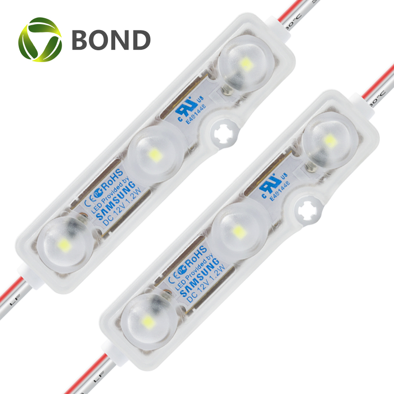 Brightness IP68 Waterproof 12V Display Modules Single Color SMD 2835 LED Module Lights for Advertising