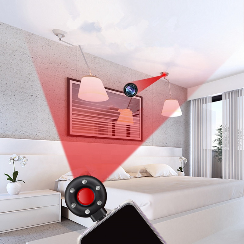 Biumart Anti SPY Finder Device Portable Wireless Anti Candid Mini Hidden Camera Detector