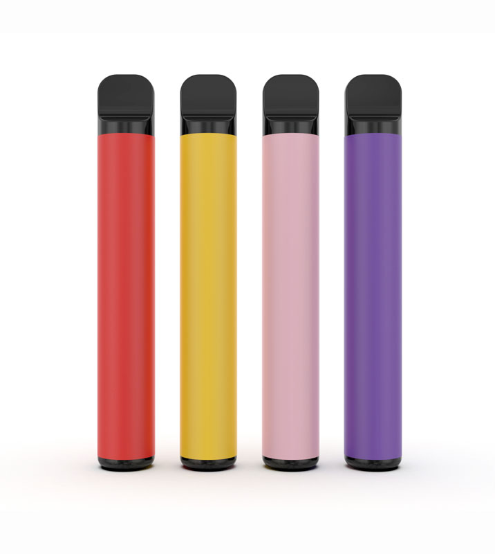 Electronic Cigarette Colorful Shell Size Circular 14.0*95 mm Build-in 400 mah Battery Puff