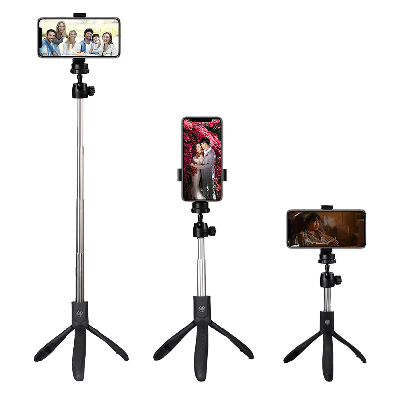 K05 Wireless Remote Extendable Selfie Stick Monopod phone stand holder Camera Tripod for smartphone
