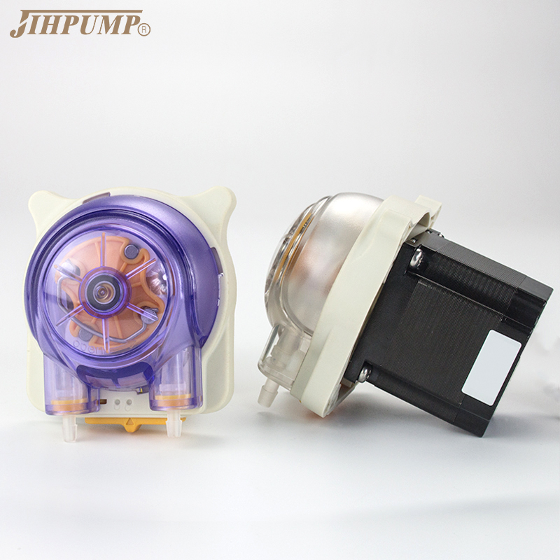 Перистальтический дозирующий шланг JIHPUMP MN4 с шаговым двигателем, 500, 12 В, 24 В, 220 В