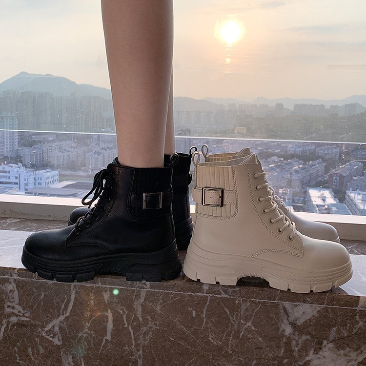 New Arrivals Soft Women Shoes Ladies Boots Fashion Round PU Boot 2025 Winter Elastic Sneakers Mesh Boots for Women