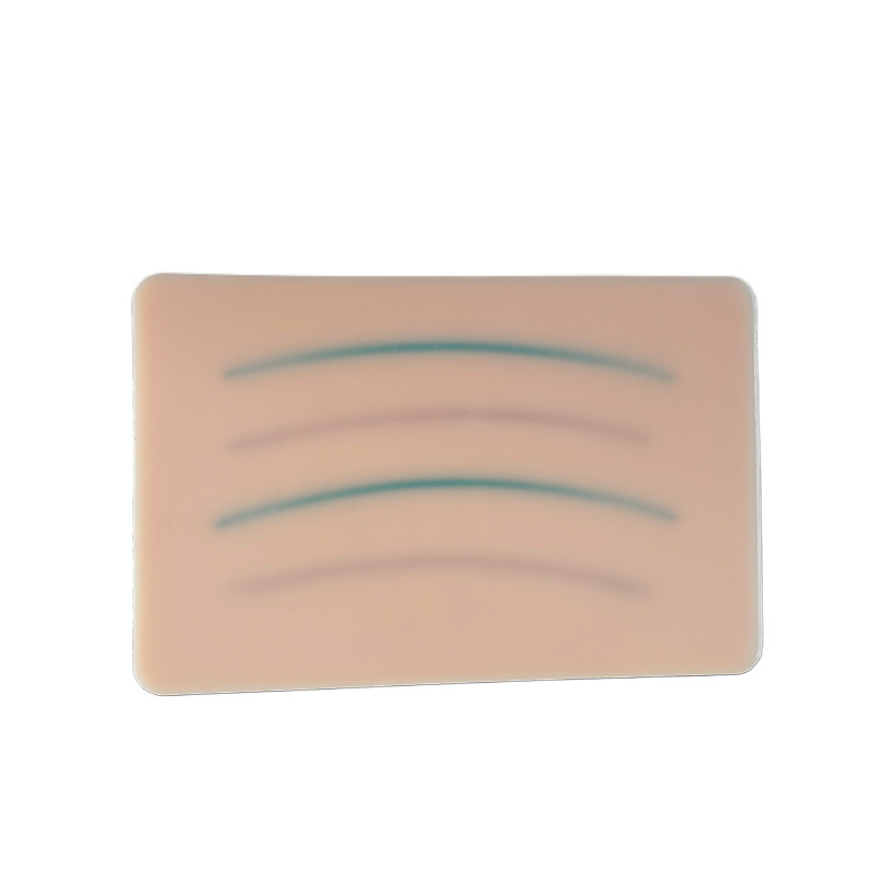 3 layers silicone human skin venipuncture IV injection training pad suture practice model Intramuscular for nurse