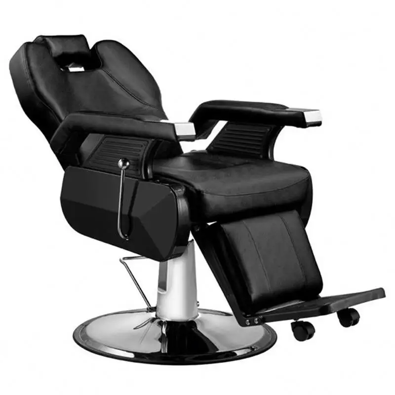 Professional Manufacturer Hair Beauty Metal Equipment And Furniture Supplies Silla De Barbero Reclining Hydraulic Barber Chairs