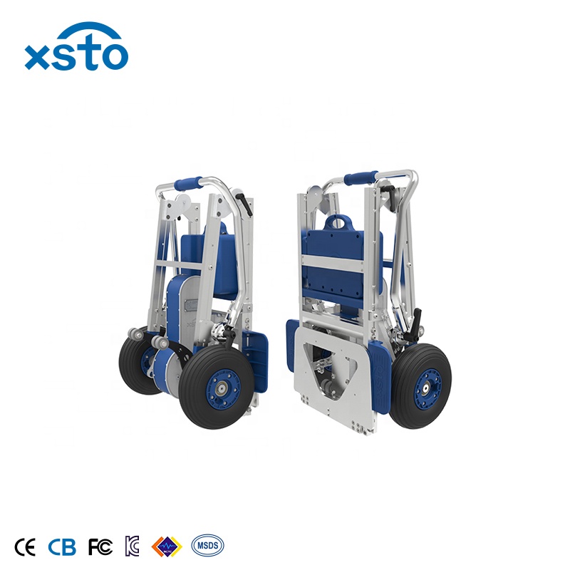 Складной подъемник XSTO ZW7170EF, 170 кг, алюминиевая электрическая тележка для подъема по лестнице