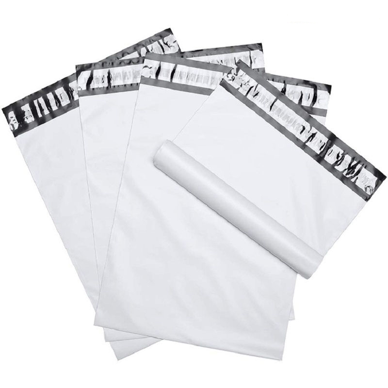 10 x 13 Inch Blank White Poly Mailer Self-Sealing Plastic Shipping Envelope Mailing Bags (1000/Pack)