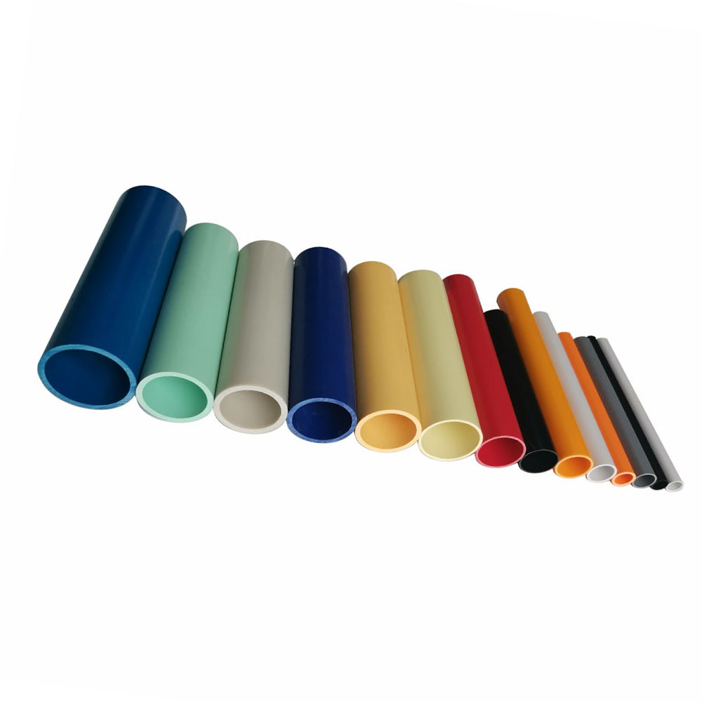 Customize Colored Plastic Pipes 168mm Plastic Pipe Round Pvc Tube