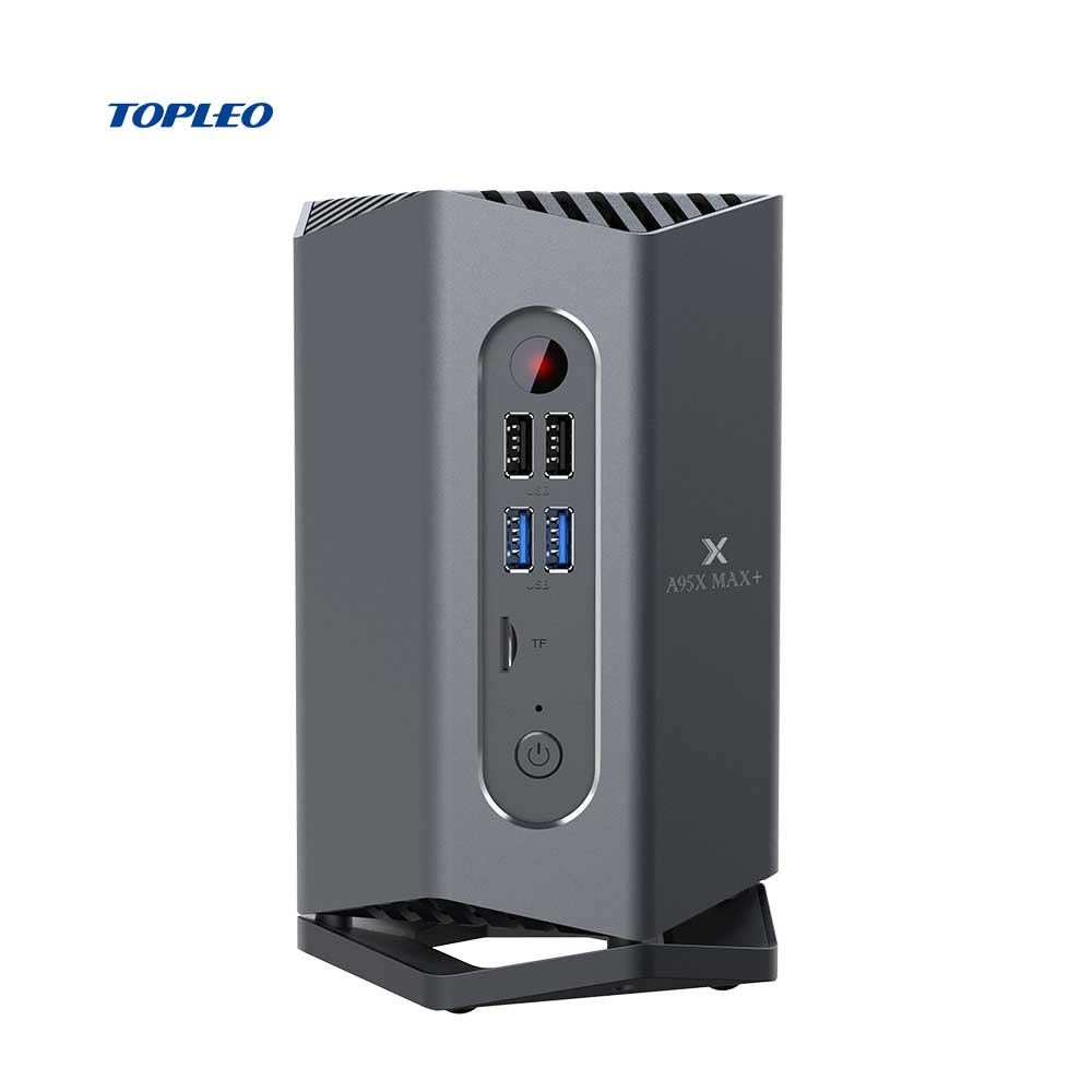 Оптовая продажа с завода Topleo A95X MAX + Android 9,0 Игровая приставка s922x 4 Гб 64 ГБ Цифровой дисплей кабель ТВ приставка