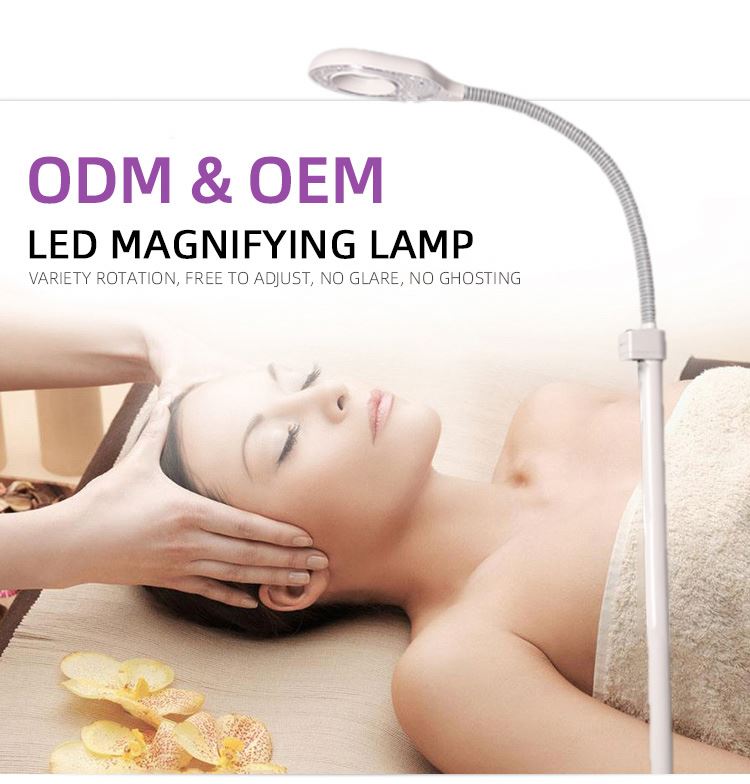 WX-102 LED Magnifying Lamp Odm Oem 8 Times Magnifying Glass Light Guide Plate Beauty Equipment Tattoo Lamp LED LED Light Tattoo