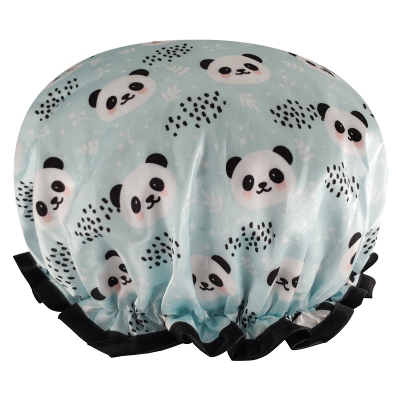 Cute Shower Cap Funny Cartoon Shower Bath hair Waterproof caps for boys and girls
