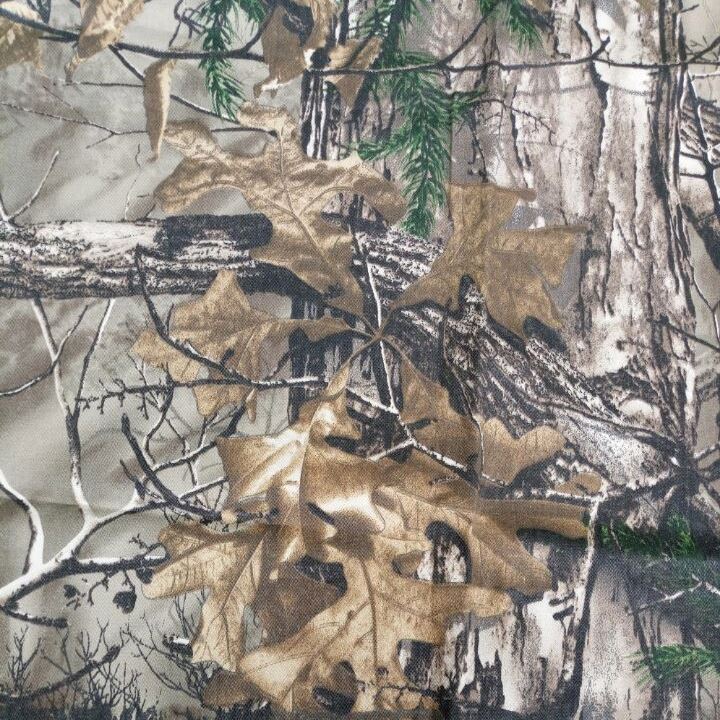 Realtree camouflage printed fabrics