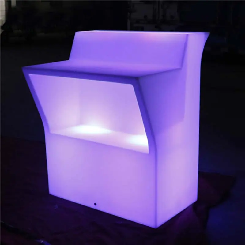 led home bar counters remote control wireless mini bar counter led removable drinks bar table wedding party club furniture