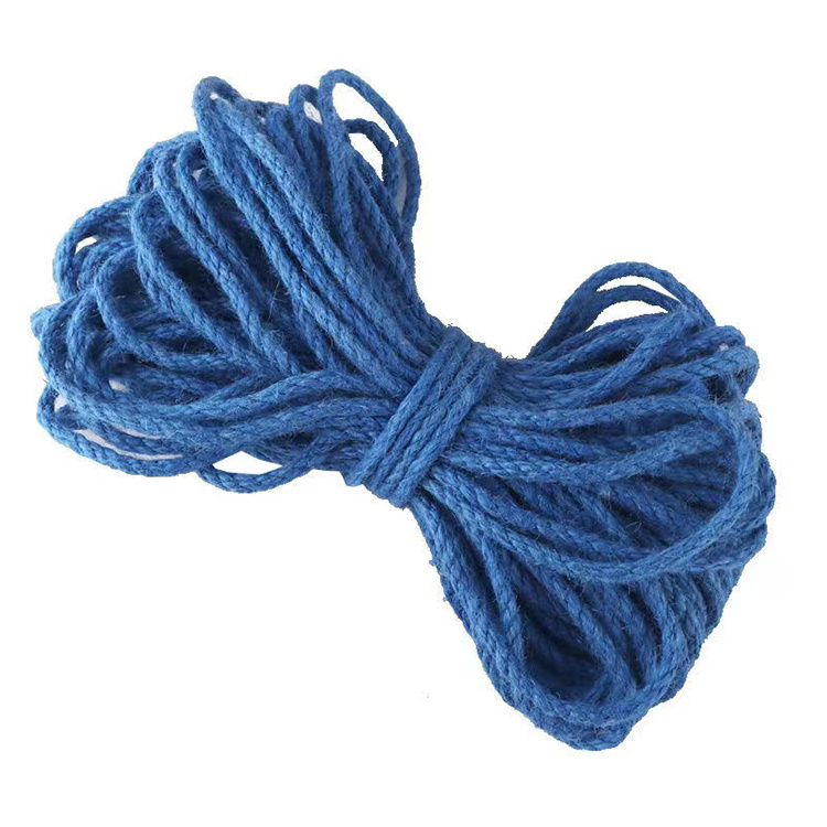 Baiyuheng Wholesale wall decorative Handmade Braided rope Natural Cotton white macrame cord twisted cord