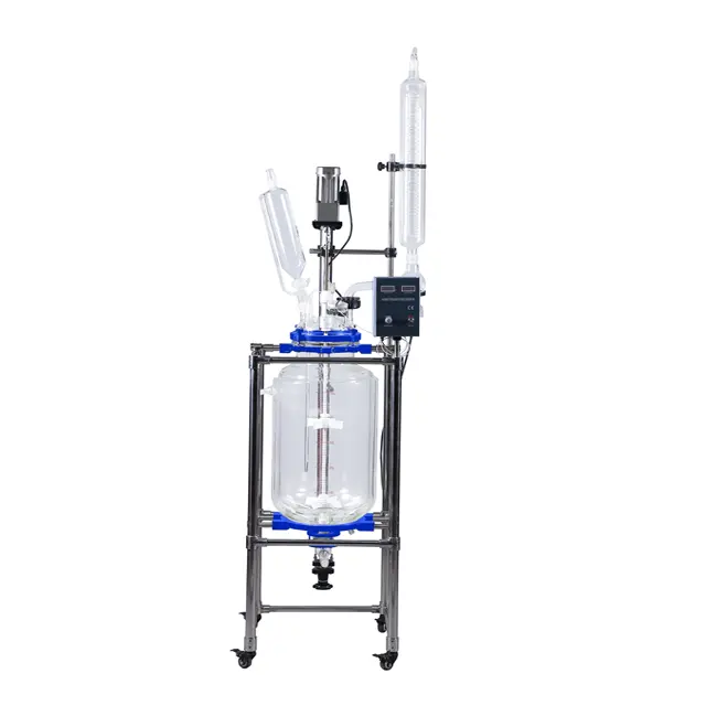 1-100L Laboratory Chemical Test Borosilicate Jacketed Crystallization Reactor Price