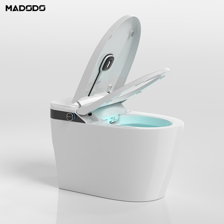 Home Siphonic Automatic Clamshell UV Sterilization Lamp Mobile Cleaning Nozzle Shelf-cleaning Smart Seat Intelligent Toilets