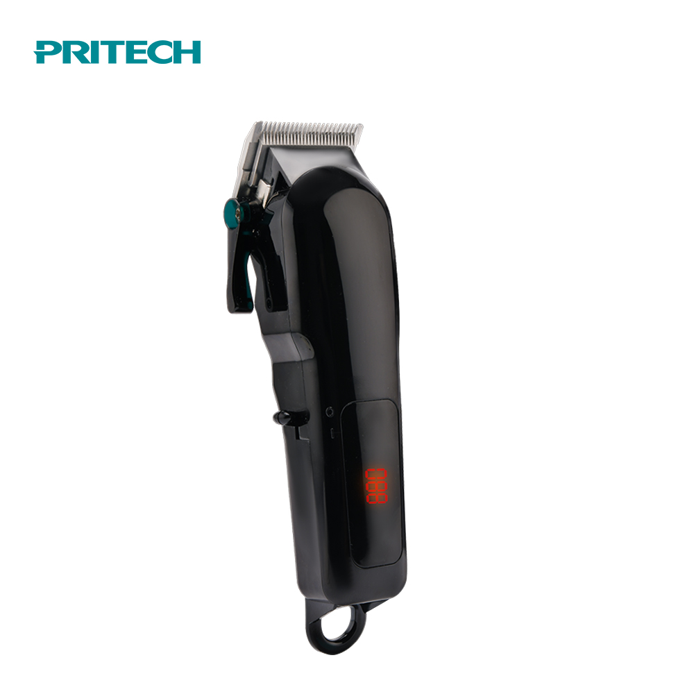 Беспроводная профессиональная машинка для стрижки волос PRITECH с USB-зарядкой