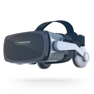 Гарнитура виртуальной реальности для защиты глаз, 3D очки HD с наушниками для игр и 3d-фильмов, Совместимость с мобильными устройствами 4,7-6,1 дюймов
