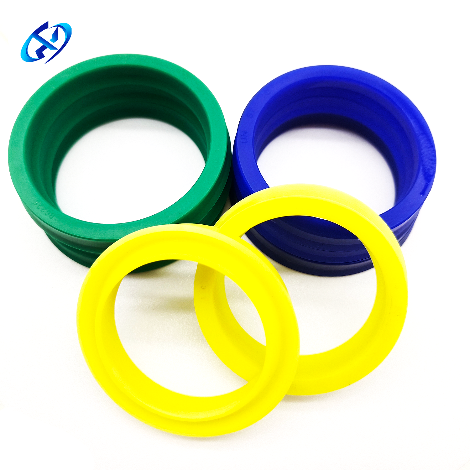 Pneumatic Pu Seals Kits NBR Rubber Double Acting Piston Un Seals Hydraulic Oil Seal Kit For Air Cylinder Spare Parts Repair
