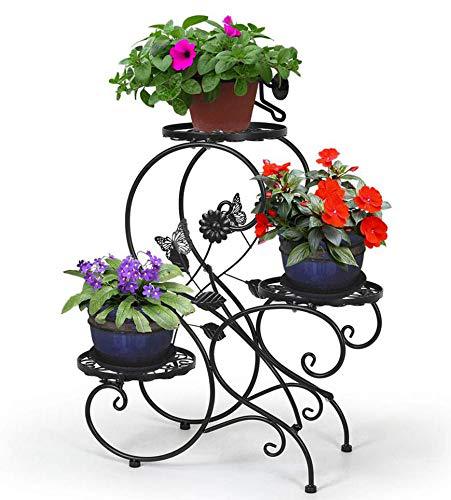 Hot Sale 3 Tier New Fashion Metal Painting Flower Pot Frame Stand
