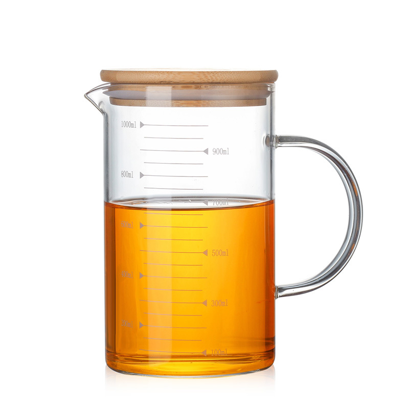 Factory Wholesale Glass Measuring Cup Glass Water Pitcher Glass Graduated Pot