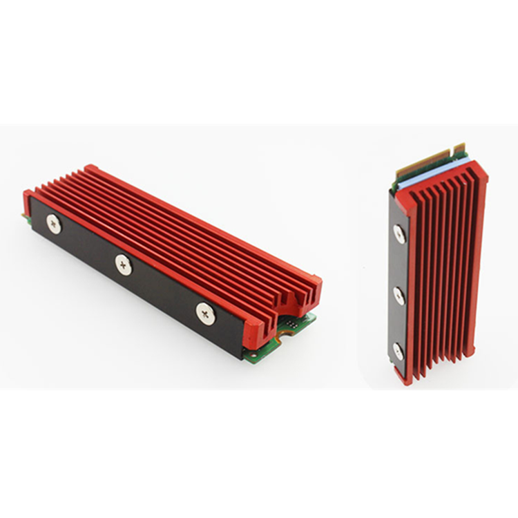 Умная электроника ~ радиатор NVME NGFF M.2 2280 алюминиевый лист жесткий диск охладитель теплопроводность Кремниевая пластина охлаждение