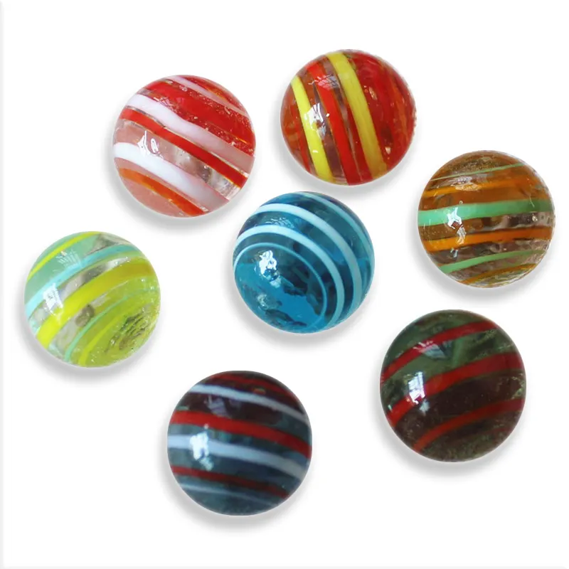 Wholesale 10/20pcs Toy Solid  Ball Bottle Marble Tables Vases Floral Use Table Custom Frosted Colored Glass Marbles