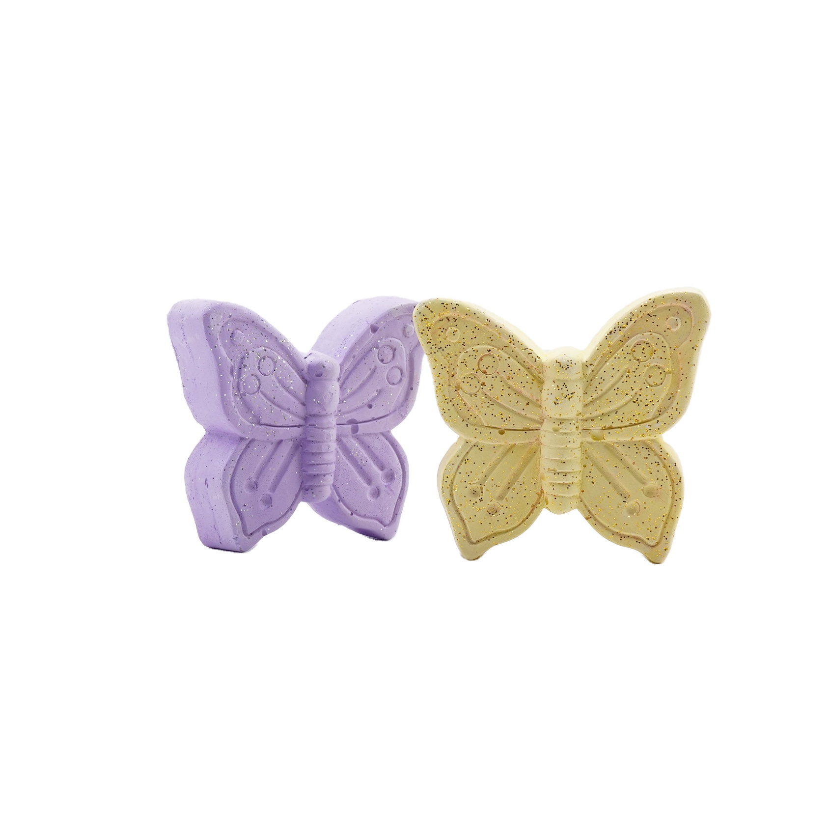 Customized children's teaching utensils color drawing cute butterfly shape chalk