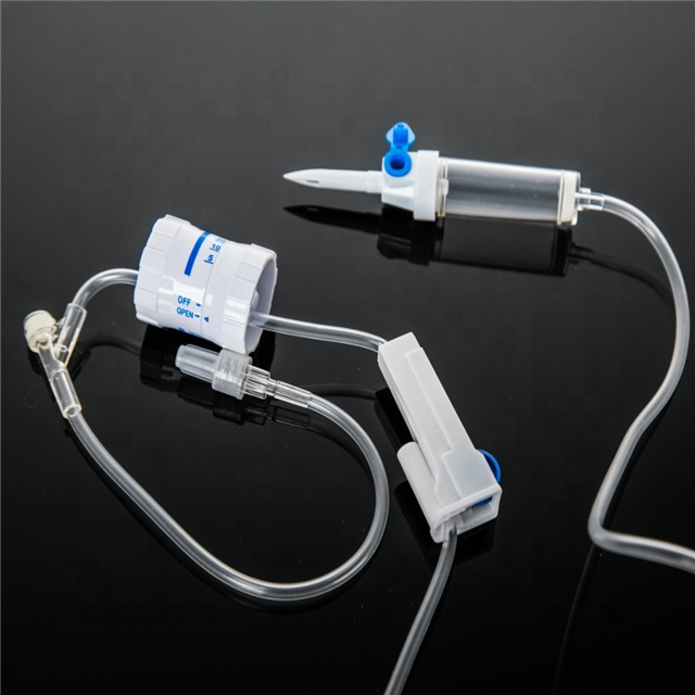 Sterilized Medical iv Infusion Giving Set With Needles