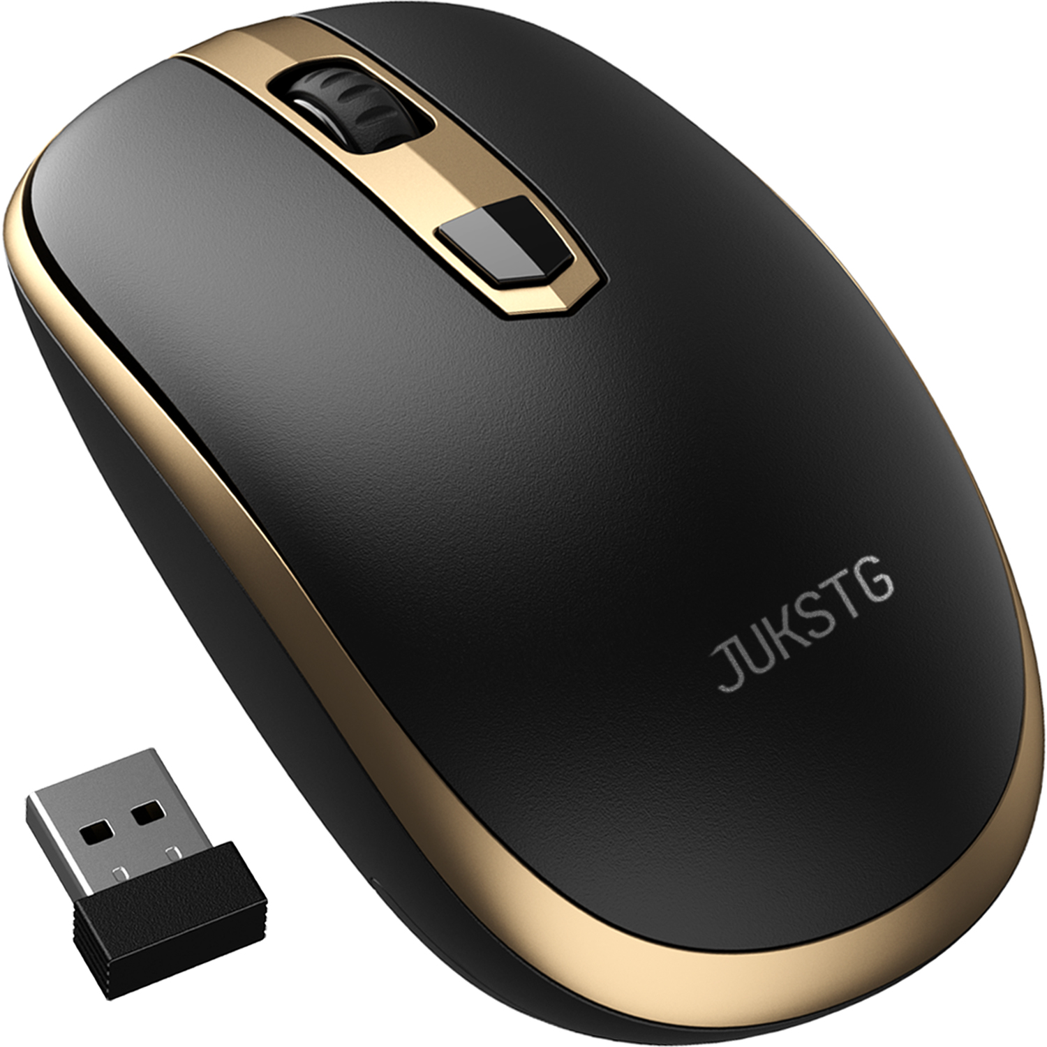 Jukstg 2,4G беспроводная мышь тонкая беспроводная мышь с 800/1200/1600 DPI, совместимый с ПК ноутбука Mac, Android и Windows