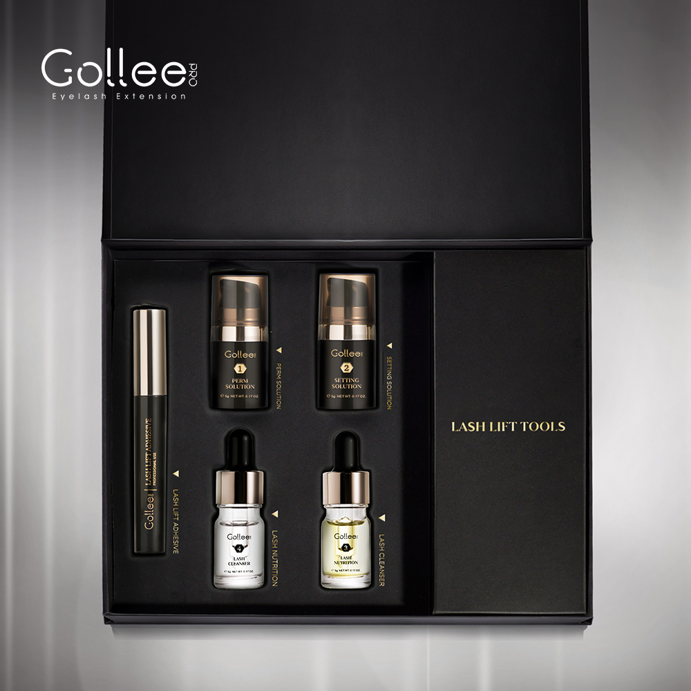 Набор для подтяжки ресниц Gollee korea tinte para eye lash, Тренировочный Набор для подтяжки бровей и ресниц с индивидуальным логотипом, оптовая продажа