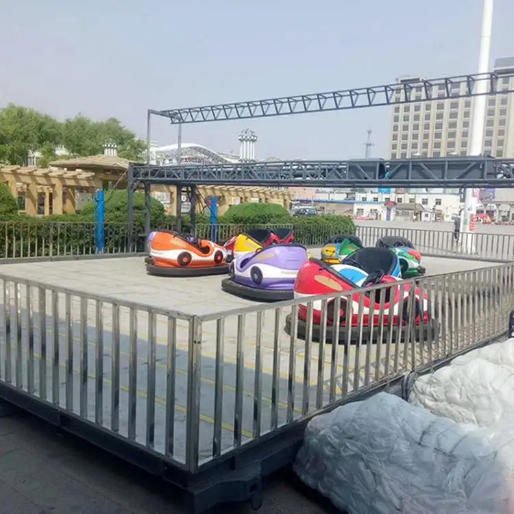 Outdoor amusement ride children playground electric floor-net bumper car