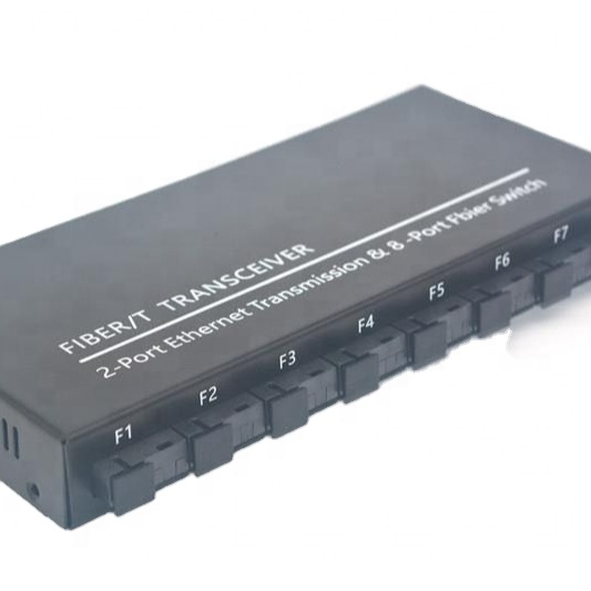 Ethernet-коммутатор для оптического волокна Gigabit 10/100/1000M 8F + 2 LAN