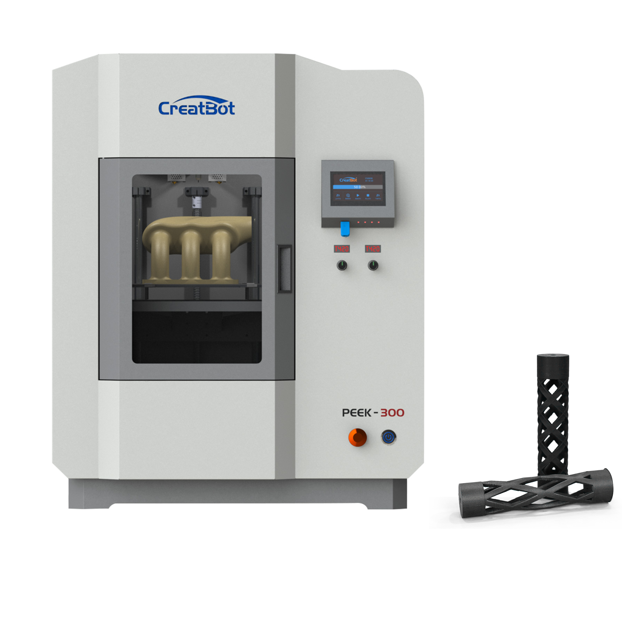 CreatBot PEEK-300 Impresoras 3d Dental 3d Printer FDM 3d Printing Machine For industry large peek 3d printer for dental