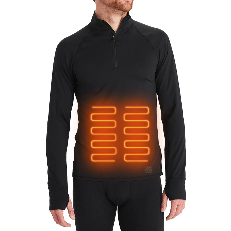 OEM Wholesale Custom Plus Size Thermal Underwears Compression Function Fleece Lining Thermal Underwear
