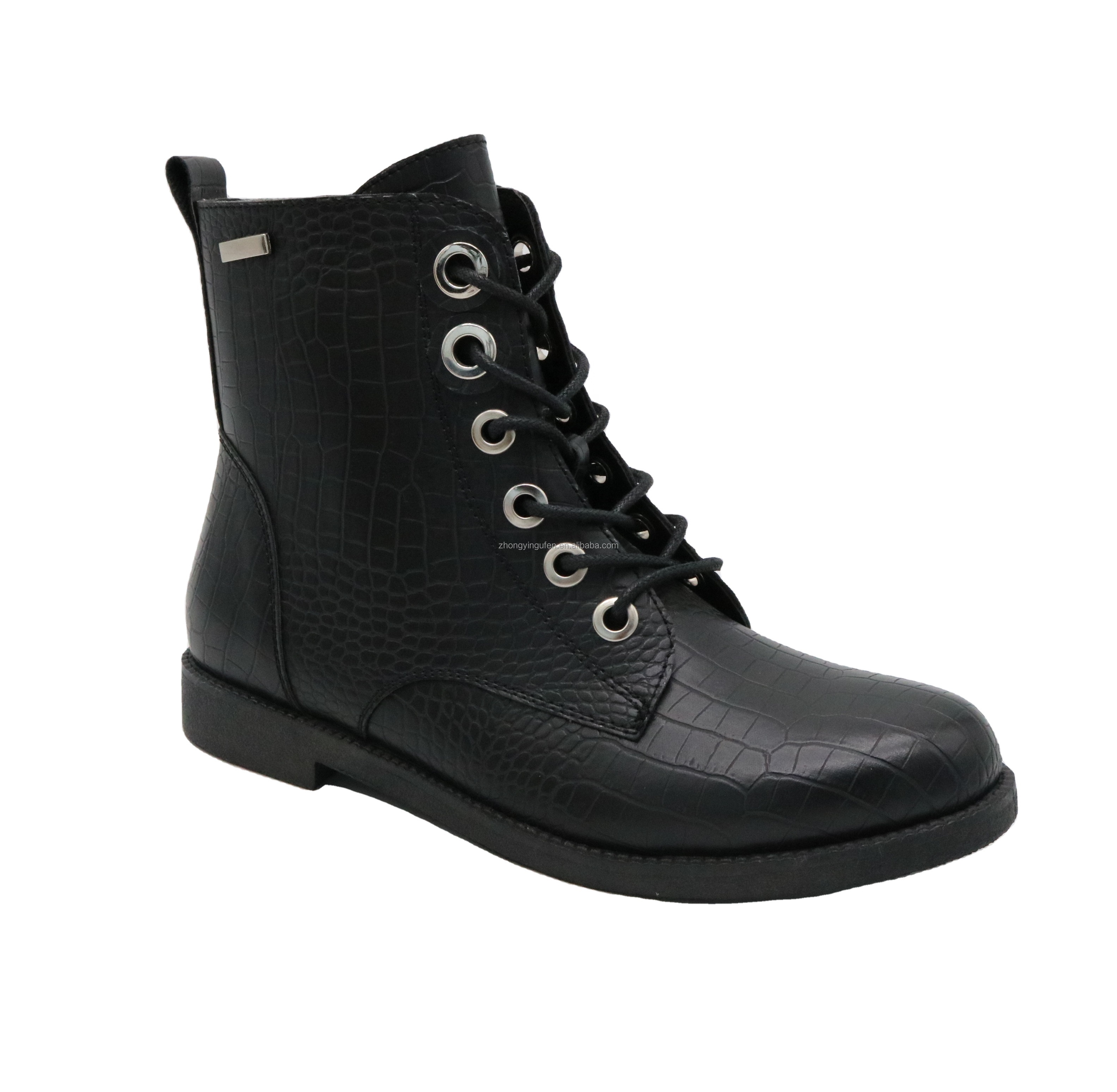 Classic flat winter boots injection boots with very competitive price pu injection boots