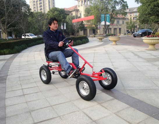 ADULT pedal go kart with four wheel
