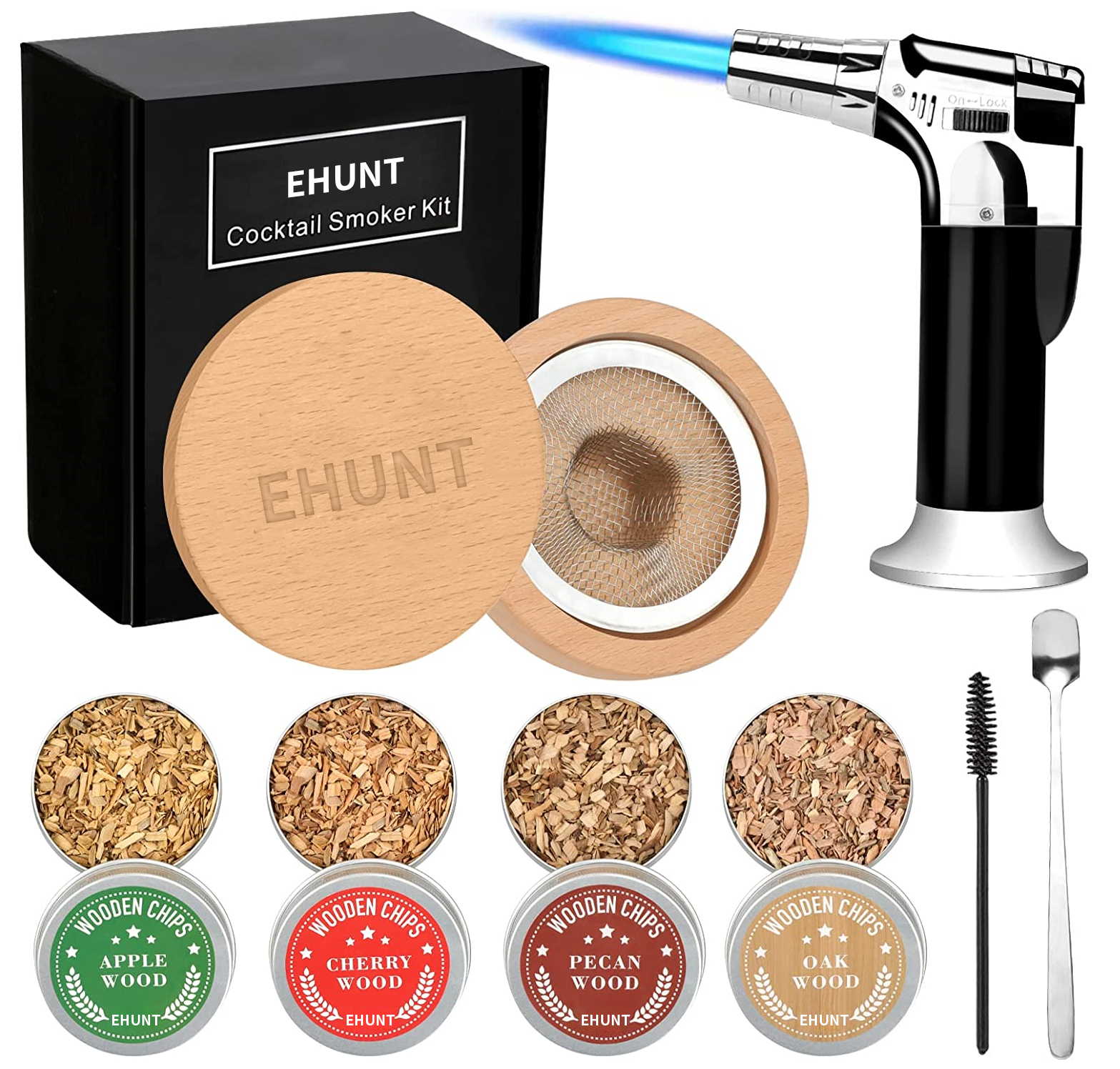 This is a device that uses the aroma of wood chips from a smoker to blend into a cocktail or whiskey to achieve a strong aroma